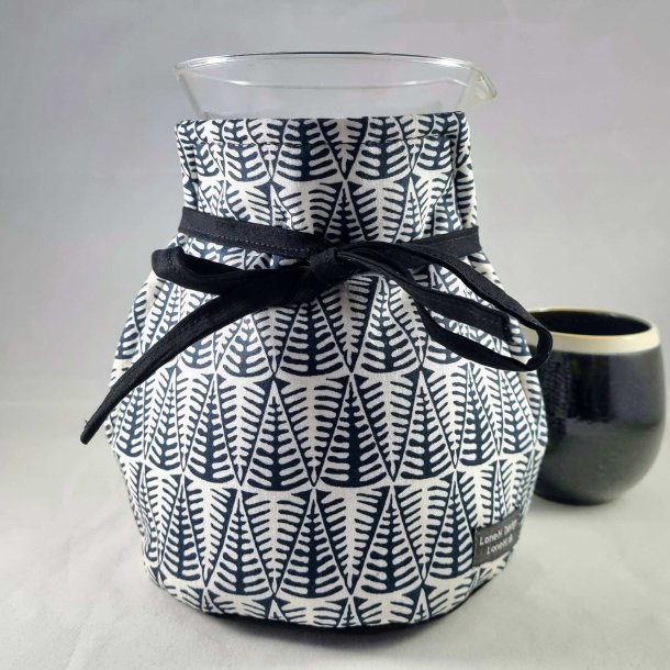 Pour Over kaffetaske i sort og hvid