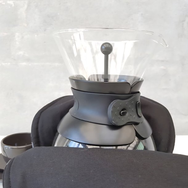 Kaffetaske sort til Pour Over 1.5 l kaffebrygger