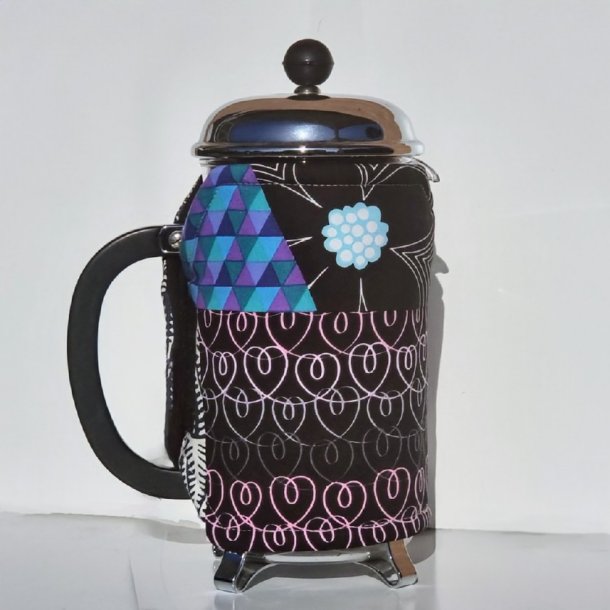 Kaffefrakke i patchwork