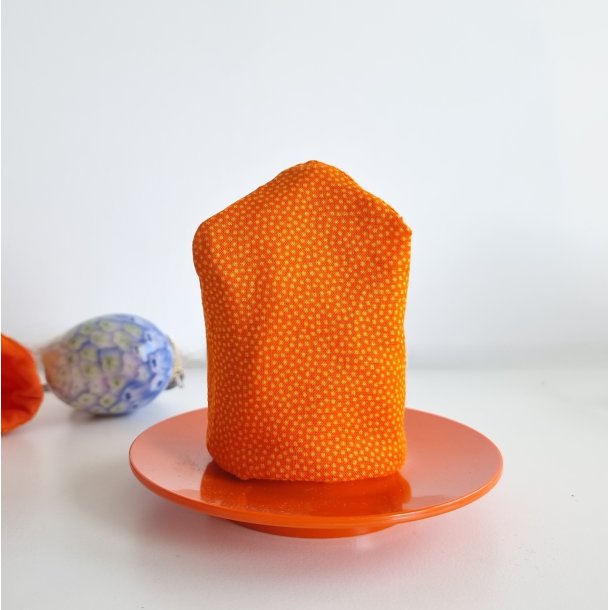  ggevarmer i orange med sm prikker