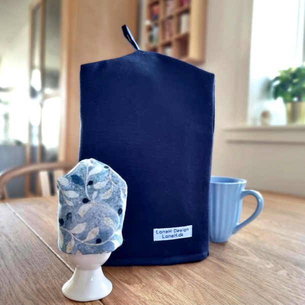 Helt igennem marinebl� kaffeh�tte -  til 8 kopper kanden