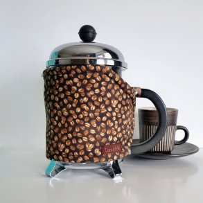 Kaffevarmer med masser af bnner til halv liter stempelkande