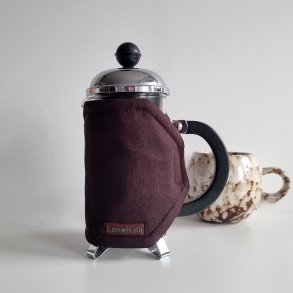 Kaffevarmer i brun - 2-3 kopper