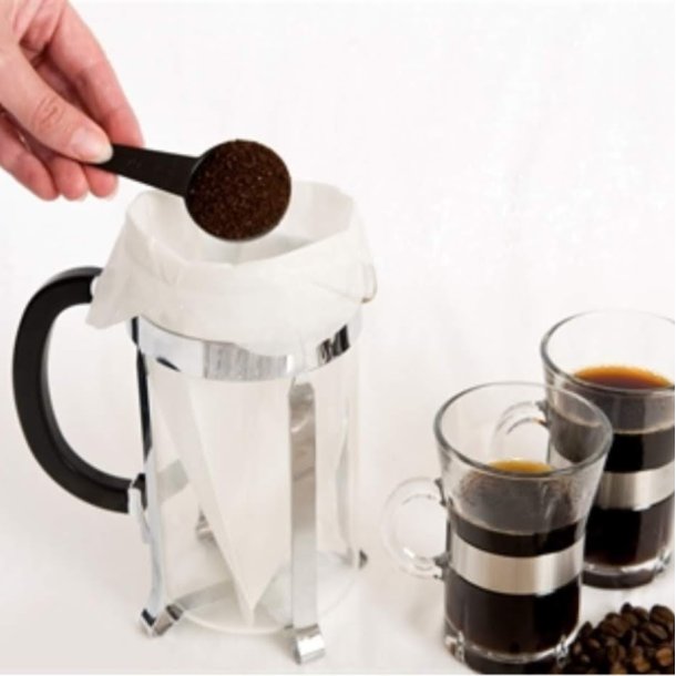 Kaffefilter til 12 kops stempelkande-50 stk