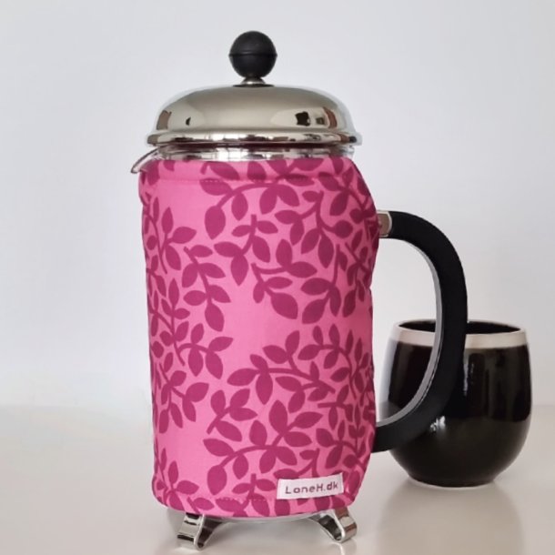 Kaffevarmer i pink - til 1 liter stempelkanden