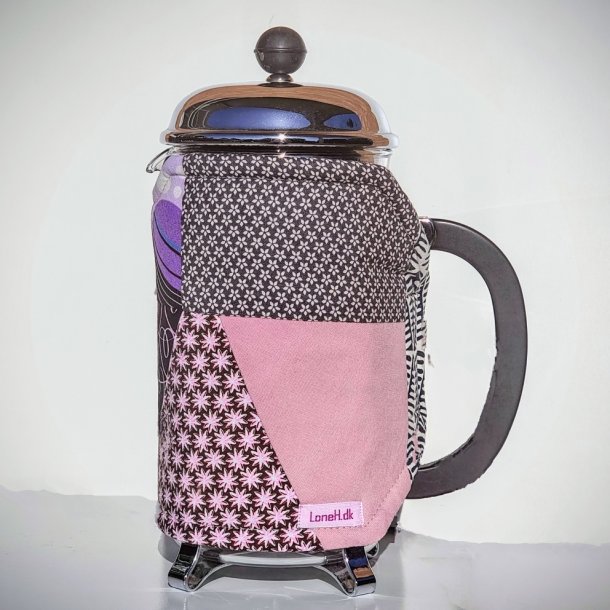 Kaffefrakke i patchwork