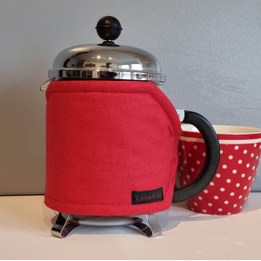 Kaffevarmer  i rd til en 4 kopper stempelkande