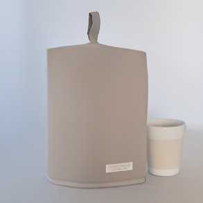 Kaffehtte sandfarvet passer til 8 kopper stempelkande