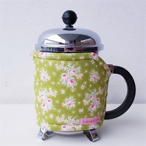 Kaffefrakke i grn -  liter stempelkanden