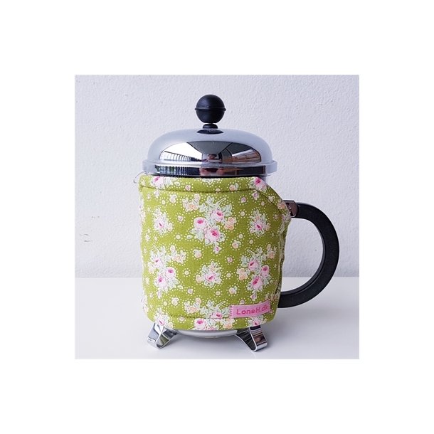 Kaffefrakke i grn -  liter stempelkanden