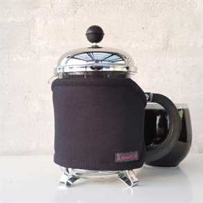 Kaffevarmer helt sort til  liter stempelkanden