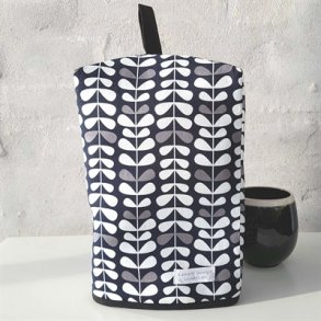 Kaffehtte med gr og hvide blade