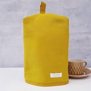 Kaffehtte i mrk gylden til 1 liter stempelkanden