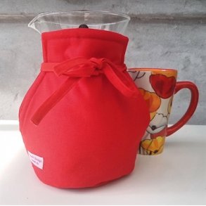 Rd kaffetaske til en Pour Over kaffebrygger