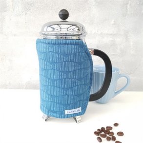 Kaffevarmer i havbl med blger