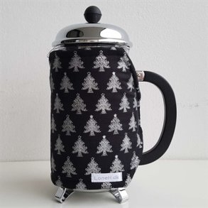 Kaffevarmer med juletrer 8 kopper 