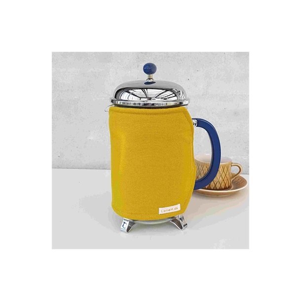 Kaffevarmer i mrk gylden til 1 liter kanden 