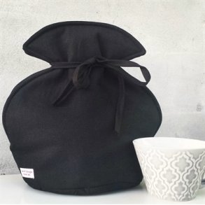 Tetaske helt sort - fra inderst til yderst